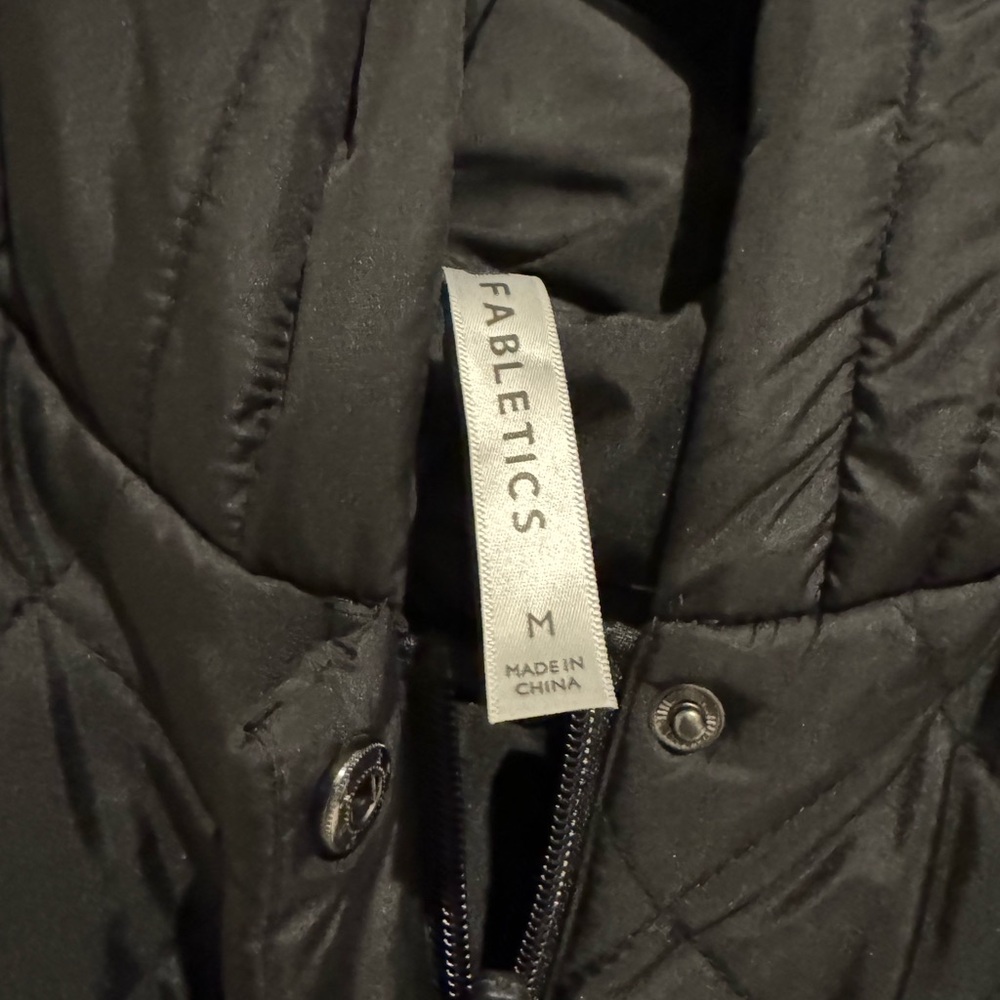 Women’s black down jacket